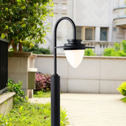 Lampadaire de jardin moderne en aluminium pour pelouse extérieure — LZ7D9Q