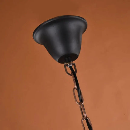 Lustre rétro en bois à 4 têtes pour café et restaurant — LZ7D9X