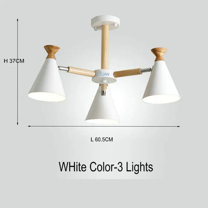 Suspension en bois style nordique pour décoration intérieure — LZ4X9Q2N