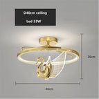 D40cm or rose / Lumière blanche 6500K