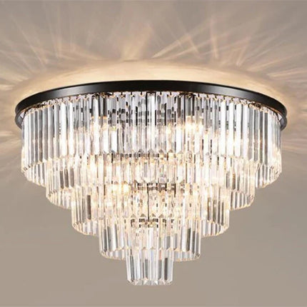 Plafonnier moderne en cristal pour décoration intérieure élégante — LZ4X9T2