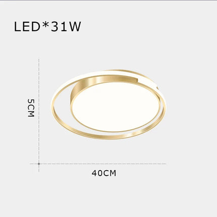 Plafonnier LED minimaliste en aluminium pour allée — LZ4X9TQ