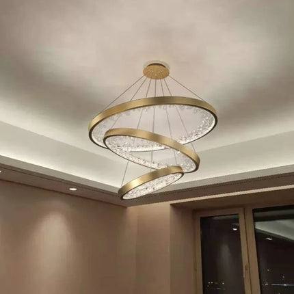 Lustre en cristal lumineux pour décoration intérieure moderne — LZ7XQ2