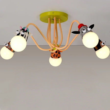 Lustre animalier pour chambre d’enfant et salle à manger — LZ7D3X