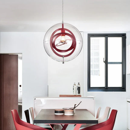 Lustre suspension étoile en verre design nordique personnalisé — LZ4X9T2