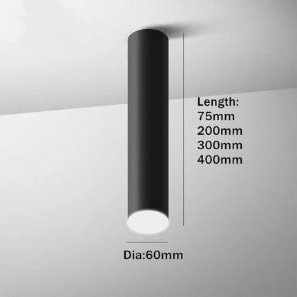 Spot cylindrique moderne en aluminium pour intérieur — LZ4X9P2