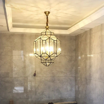 Suspension vintage en verre pour intérieur et extérieur — LZ4X9M