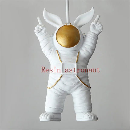 Plafonnier LED nordique avec motif astronaute et ballons pour enfants — LZ4X9QJ
