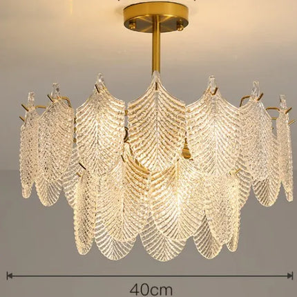 Lustre en verre pour décoration intérieure élégante et moderne — LZ4X9P