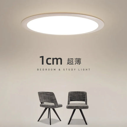 Plafonnier LED ultra-fin au design nordique moderne — LZ4G7XQ