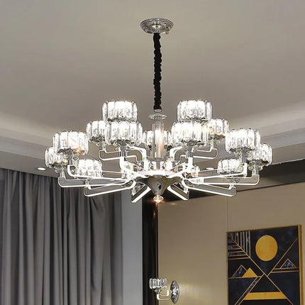 Lustre en cristal moderne pour décoration intérieure élégante — LZ4X9P