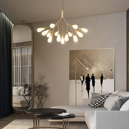 lustre luciole design post-moderne pour intérieur élégant et créatif