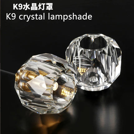 Lustre contemporain en cristal pour café, bar et restaurant — LZ4T9X