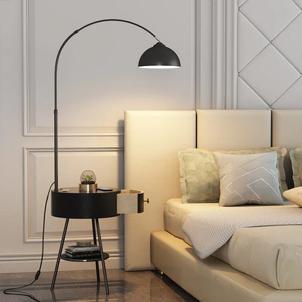Lampadaire haut de gamme avec étagère intégrée — LZ4X9P2