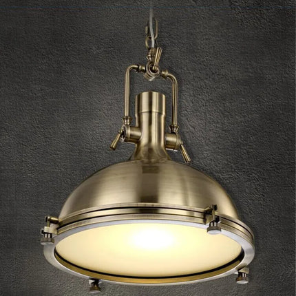 Lustre industriel en fer style nordique pour cadeau de Nouvel An — LZ4X9T