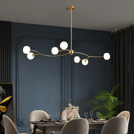 Lustre suspension en cuivre pour intérieur ambiance moderne — LZ4P9XQ