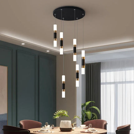 Lustre LED moderne en acrylique pour espaces créatifs — LZ4D9X