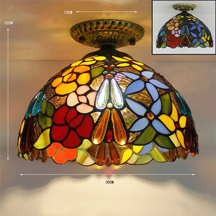 Plafonnier LED moderne en verre avec ampoule 7W E27 — LZ4X9Q2