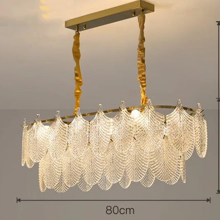 Lustre en verre pour décoration intérieure élégante et moderne — LZ4X9P