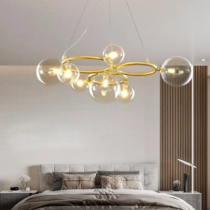 Suspension moderne en verre avec ampoule intégrée pour intérieur — LZ4P9XQ