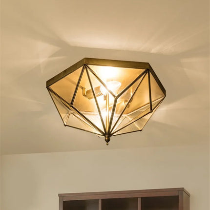 Plafonnier vintage élégant pour intérieur moderne et chaleureux — LZ4X9D2
