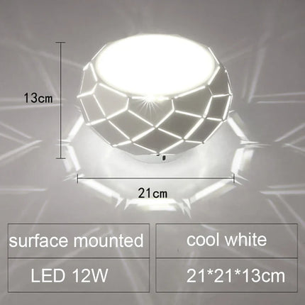 Plafonnier LED moderne avec gradation et trois modes de lumière — LZ4P9XJ