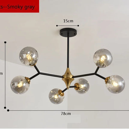 Lustre nordique de luxe au design épuré pour intérieur — LZ4QJ7