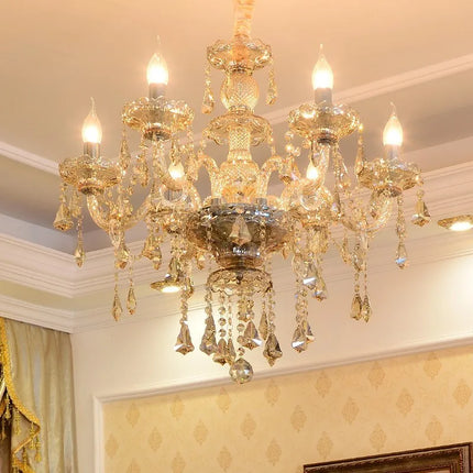Lustre en cristal lumineux pour décoration moderne et élégante — LZ4X9P
