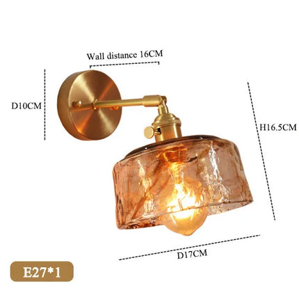 Suspension en verre au design rétro et texture créative — LZ4D9XQ