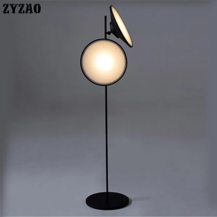Lampadaire double tête en fer style nordique moderne — LZ4P9XQ