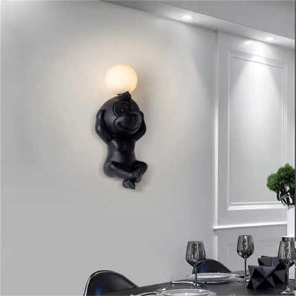 Applique murale LED singe avec variateur pour éclairage intérieur — LZ4X9P