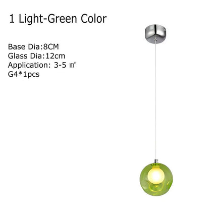 Lustre LED en verre soufflé pour chambre d'enfants — LZ4X9T2