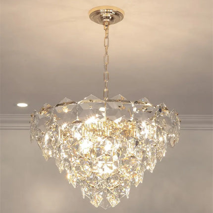 lustre suspendu à led en métal doré moderne et élégant pour éclairage intérieur