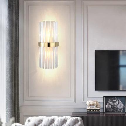 Applique murale de luxe en cristal pour décoration intérieure — LZ4X9T