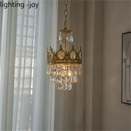 Lustre couronne moderne en cristaux pour intérieur — LZ4X9P2
