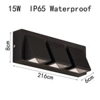 15W noir / Blanc chaud (2700-3500K)