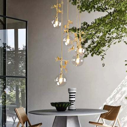 Suspension en verre au design moderne pour intérieur élégant — LZ4X9T