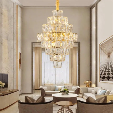 Lustre en cristal au design nordique pour intérieur élégant — LZ4X9P2Q