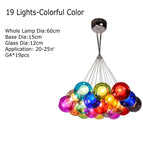 19 lumières colorées / Lumière blanche chaude