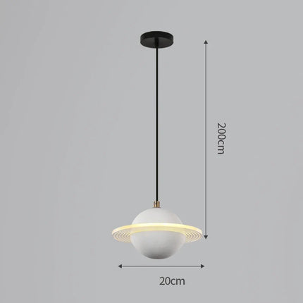 Suspension en résine design planétaire pour intérieur moderne — LZ4X9P