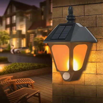 Applique murale solaire LED étanche à induction pour éclairage extérieur et jardin — LZ4X9P