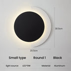 R1 noir petit / Blanc chaud (2700-3500K)