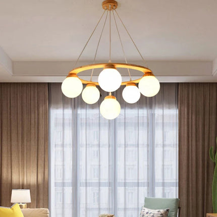 Lustre suspension nordique haricot créatif pour restaurant — LZ4M9T2