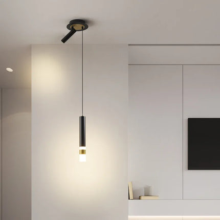 Suspension LED moderne avec câble long design épuré — LZ4X9T
