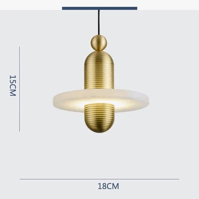 Suspension décorative moderne en marbre pour intérieur — LZ4X9M