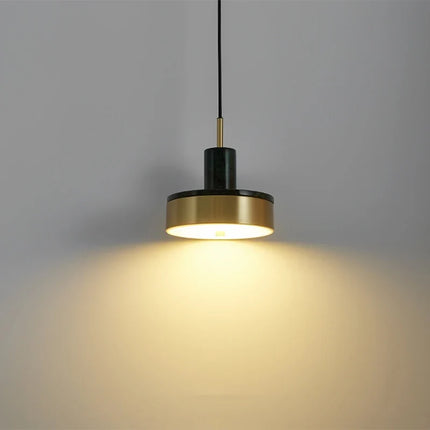 Suspension à tête unique en marbre avec lampe trois tons pour intérieur — LZ4P9XQ