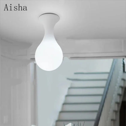 Plafonnier design moderne en forme de goutte de pluie — LZ4X9T1