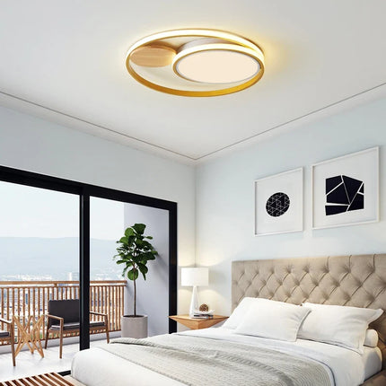 Plafonnier LED nordique créatif avec 2 styles et lumière chaude — LZ4X9T2