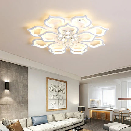 Plafonnier LED sculpté creux au design luxueux pour intérieur — LZ4X9J