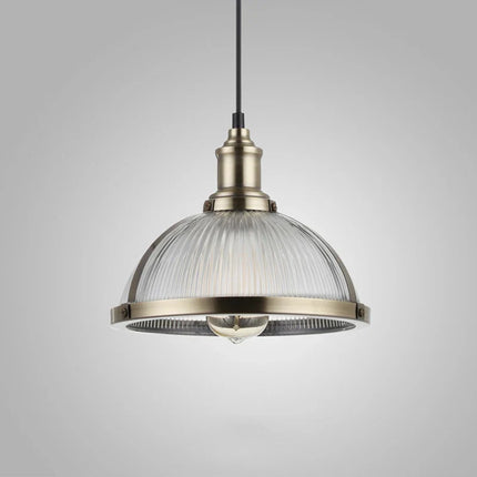 Suspension vintage en verre avec abat-jour LED style loft — LZ4X9Q2